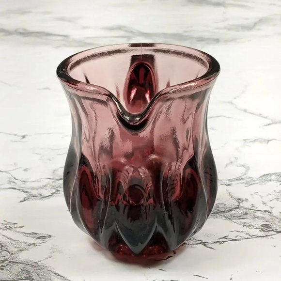 Degenhart Glass Mini Pitcher Trinket Paperweight Toothpick Vtg - Picture 4 of 7